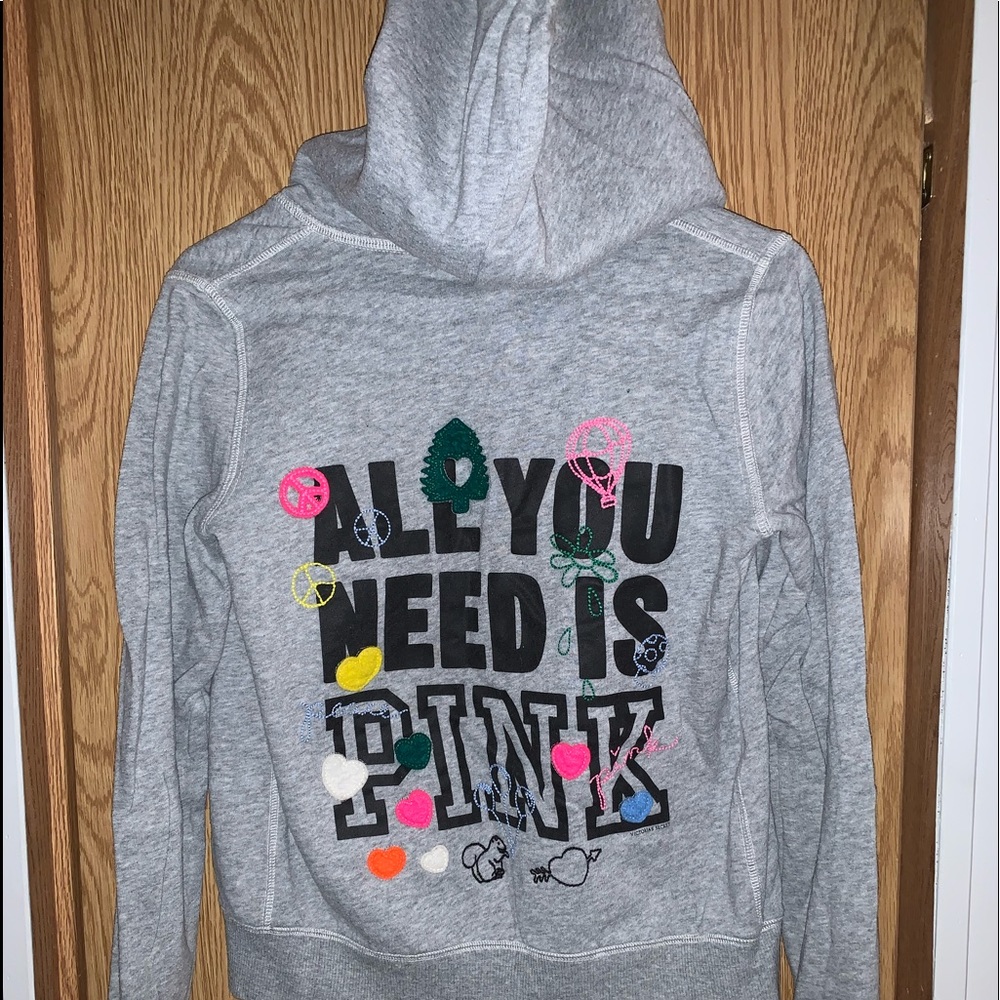 Victoria’s Secret pink zip hoodie
